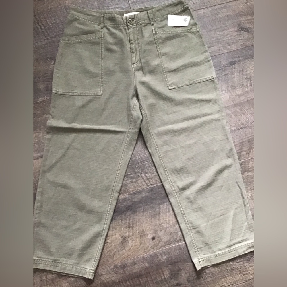 Lucky Brand Olive Green Utility-Style Pants